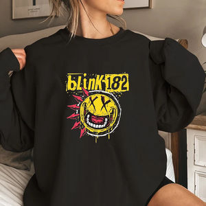 Blink 182 Punk Smiley Sweatshirt Gift For Fan